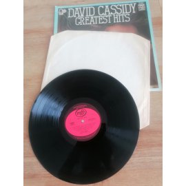 David Casssidy – Greatest Hits, 33'lük Long Play, 1974 İngiltere baskı (“Rock Me Baby” dahil)